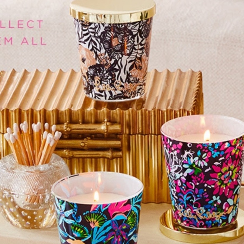 Lilly Pulitzer GWP Candle Onyx Peony Party NEW - Picture 10 of 11
